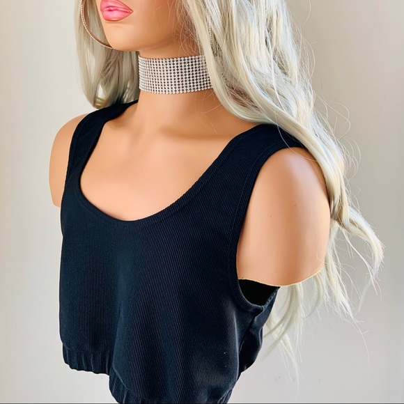 22” Ombre Platinum “Put On & Go” Premium Fiber Wig - Picture 8 of 12